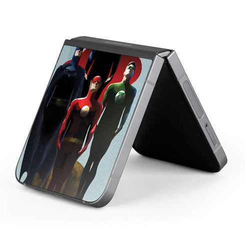 Justice League Standing Pose Team Galaxy Z Flip6 Skin